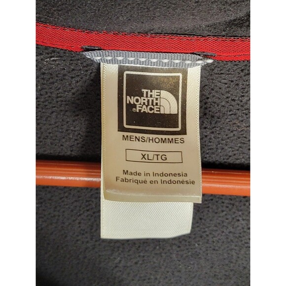 The North Face TKA 100 1/4 Zip Fleece Pullover Mens XL Black Lightweight - Picture 9 of 11